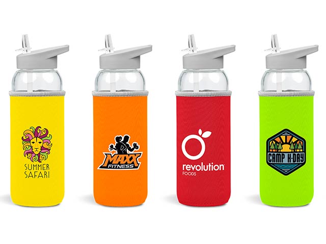 Kooshty Sipper Neo Glass Water Bottle - 850Ml - Image 2