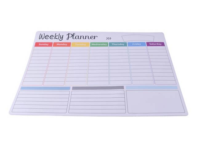 Magnetic Weekly Planner and Dry Erase Marker