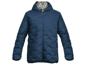 Mock-Quilt Hooded Puffer Mens