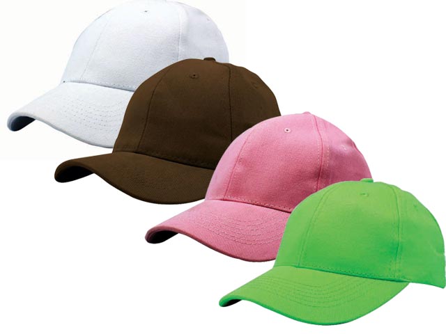 6 Panel Brushed Cotton Cap - Image 5