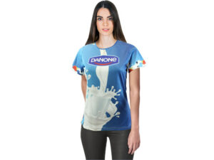 Ladies Lucina Crew Neck T Shirt- Birdseye Moisture