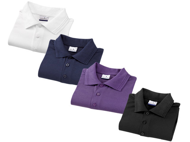 Mens Basic Pique Golf Shirt - Image 3