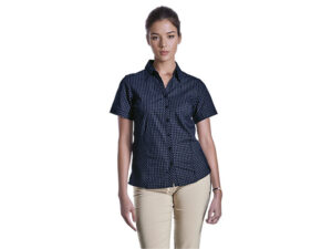 Pioneer Check Blouse Short Sleeve Ladies