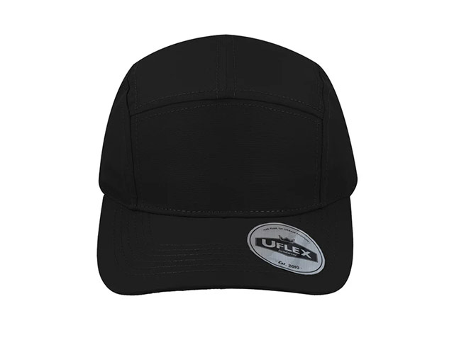 5 Panel Nylon Ripstop Flat Peak Cap - Image 3