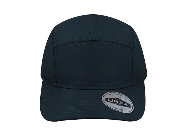 5 Panel Nylon Ripstop Flat Peak Cap