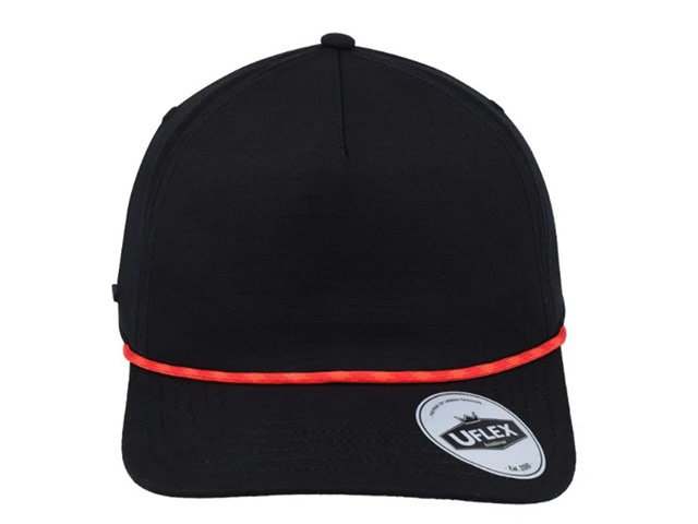5 Panel Snapback With Rope Detail Cap