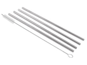 5-Piece SS Straws And Pipe Cleaner