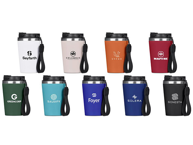 Kooshty Luca Stainless Steel andamp; Plastic Double-Wall Tumbler-350Ml - Image 2