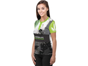 Ladies Henley Short Sleeve T-Shirt