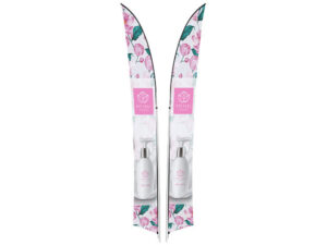 Legend 4M Sublimated Arcfin Double-Sided Flying Banner - 1 Complete Unit