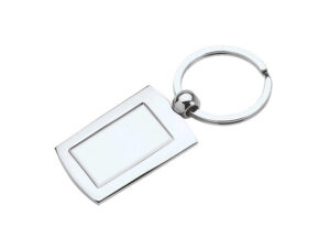 Metal Keychain With For Dome