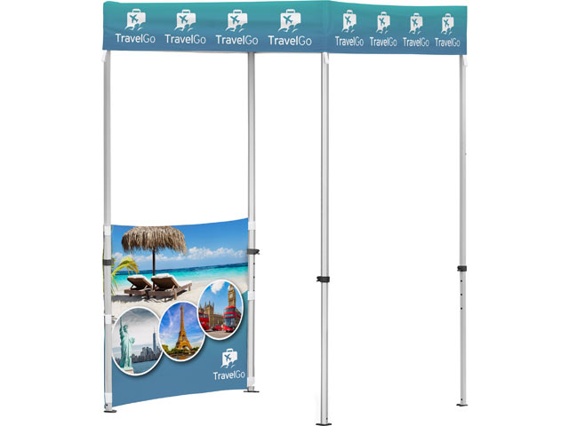 Ovation Sublimated Gazebo 1.5M X 1.5M - 1 Half-Wall Skin