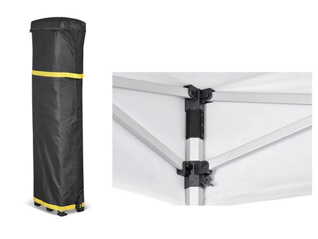 Ovation Sublimated Gazebo 2M X 2M Petite Frame - 2 Half-Wall Skins - 1 Full-Wall Skin - Image 5