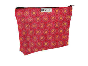 Shweshwe Lila Cosmetic Bag