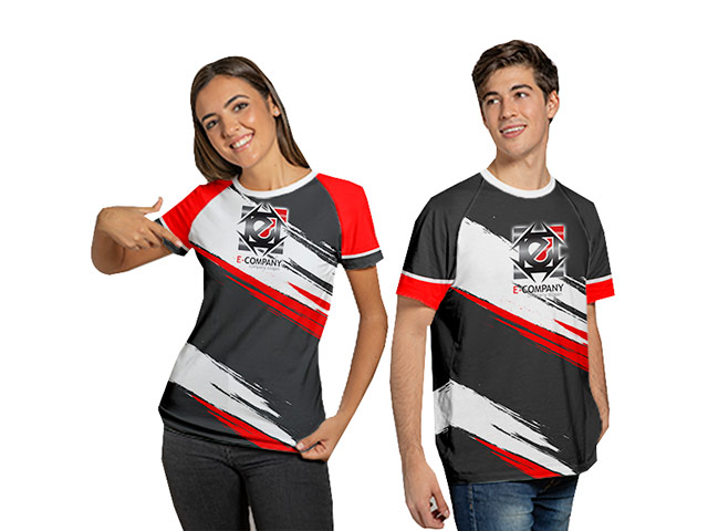 Unisex Raglan Short Sleeve T-Shirt - 150g Polyester Interlock