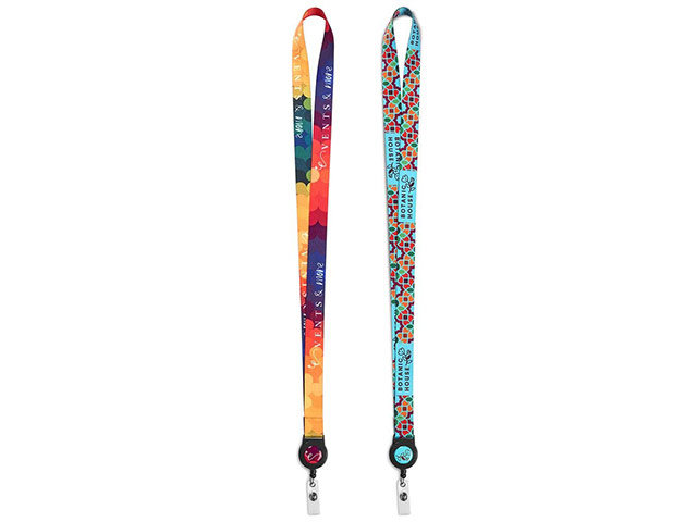 Altitude Badge Reel Double-Sided Sublimated Satin Lanyard - Image 2