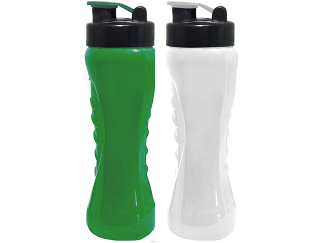 Curves 750ml water bottle with 1 col - Flip top - Image 5