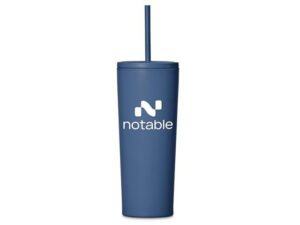 Kooshty Concorde Stainless Steel And Plastic Double-Wall Tumbler And Straw-720Ml