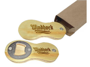 Mpho Wooden Figure Bottle Opener with Engraving