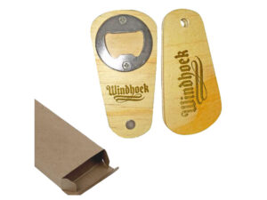Mpho Wooden Round T Bottle Opener with Engraving