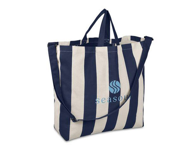 Okiyo Natsuri Recycled Cotton Canvas Large Beach Bag - Image 2