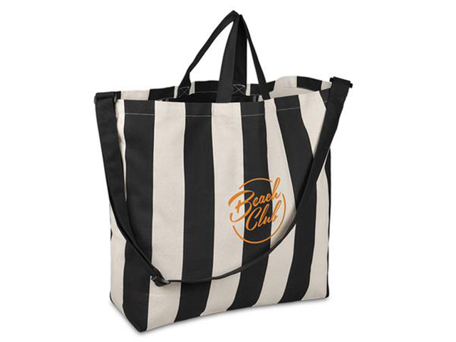 Okiyo Natsuri Recycled Cotton Canvas Large Beach Bag - Image 3