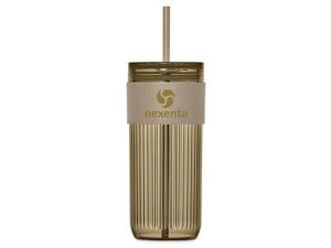 Serendipio Mayfair Plastic Tumbler & Straw – 650ml