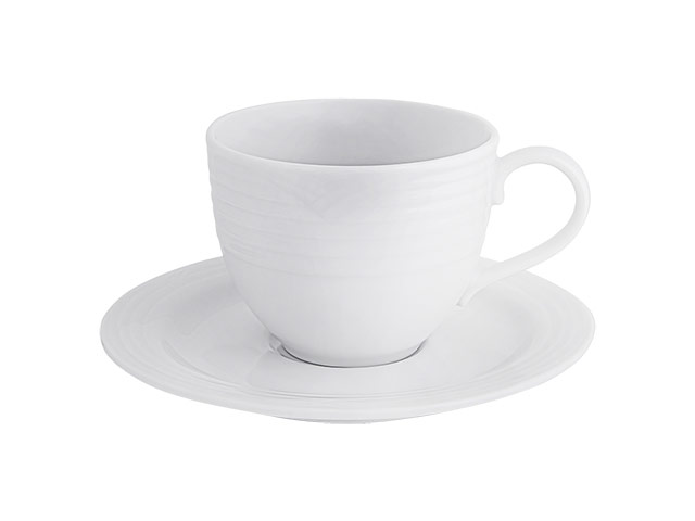Arctic White Tea Cup and Saucer 240ml