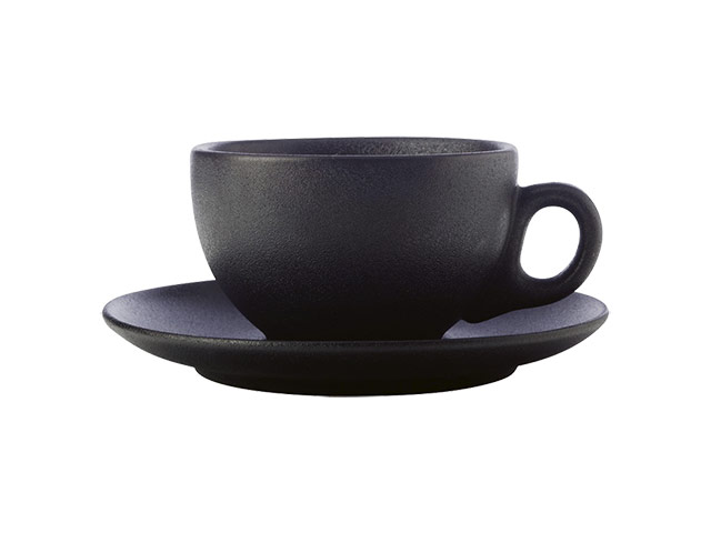 Caviar Coupe Cup and Saucer 250ml