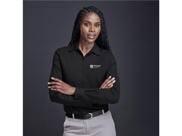 Ladies Long Sleeve Alex Varga Cronus Knitted Shirt