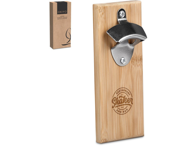 Okiyo Akeru Bamboo Fridge Bottle Opener - Image 2