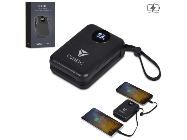 Swiss Cougar Seattle Fast Charge 22.5W Power Bank - 20 000mAh