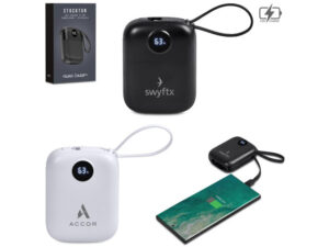 Swiss Cougar Stockton Fast Charge 22.5W Power Bank - 10000mAh
