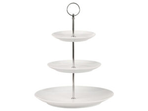 White Basics 3 Tiered Cake Stand